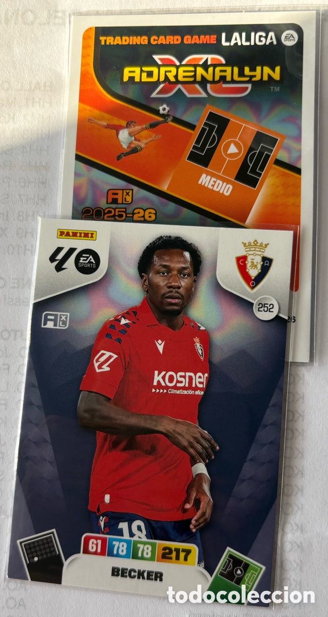 Cromos de F&uacute;tbol: ADRENALYN 25-26 OSASUNA 252