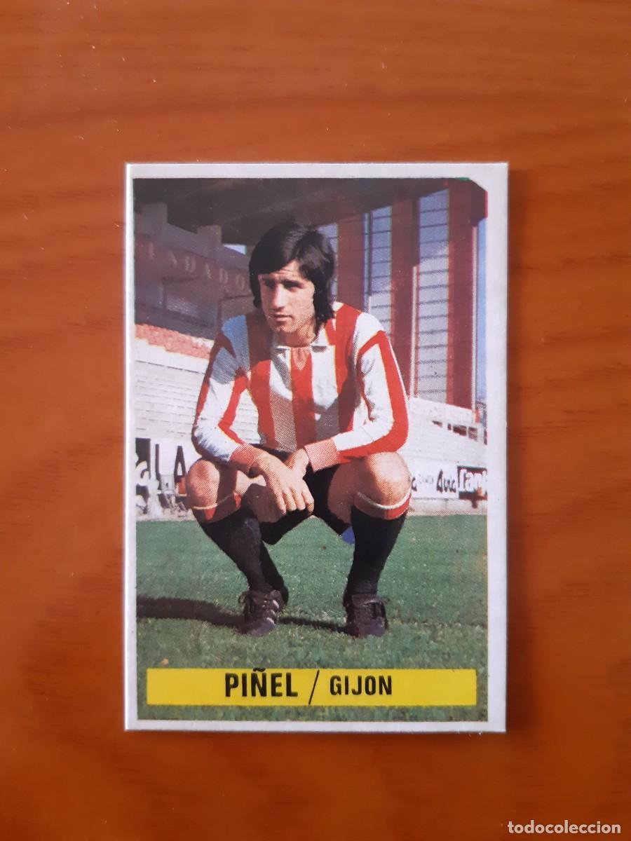 Cromos de F&uacute;tbol: Pi&ntilde;el (Sporting Gij&oacute;n) Liga 74-75 ESTE. Nunca pegado, sin pegar