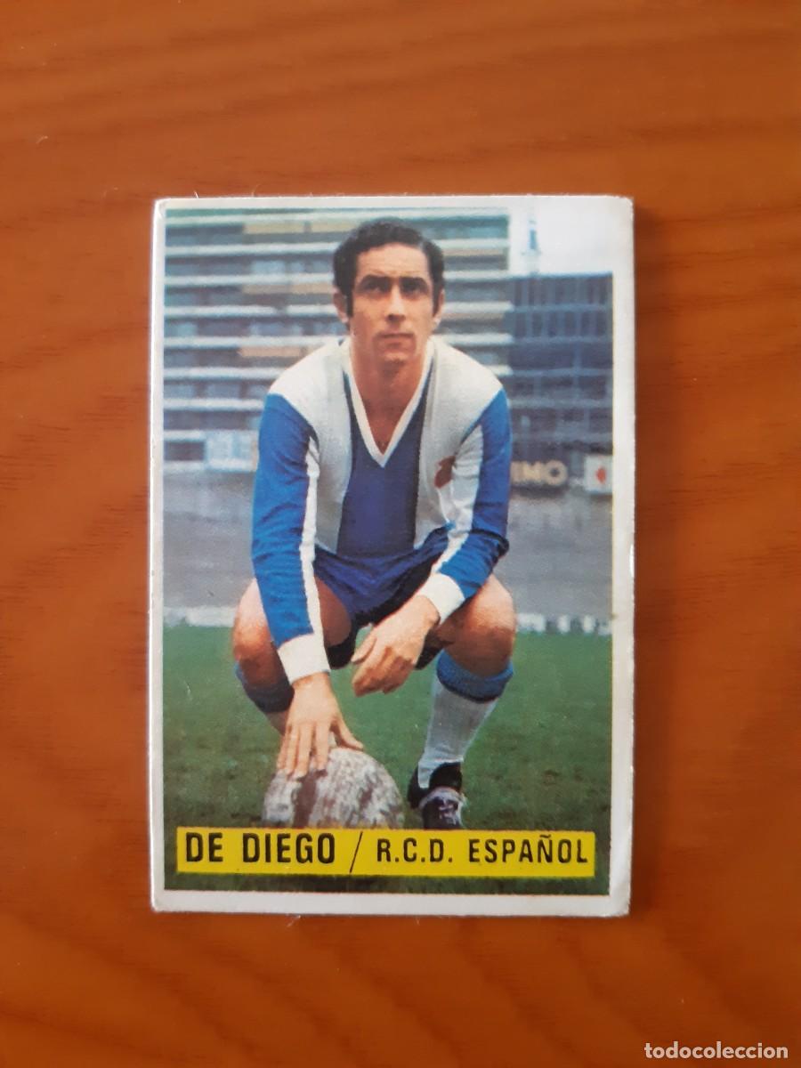 Cromos de F&uacute;tbol: Baja De Diego (Espa&ntilde;ol) Liga 74-75 ESTE. Nunca pegado, sin pegar