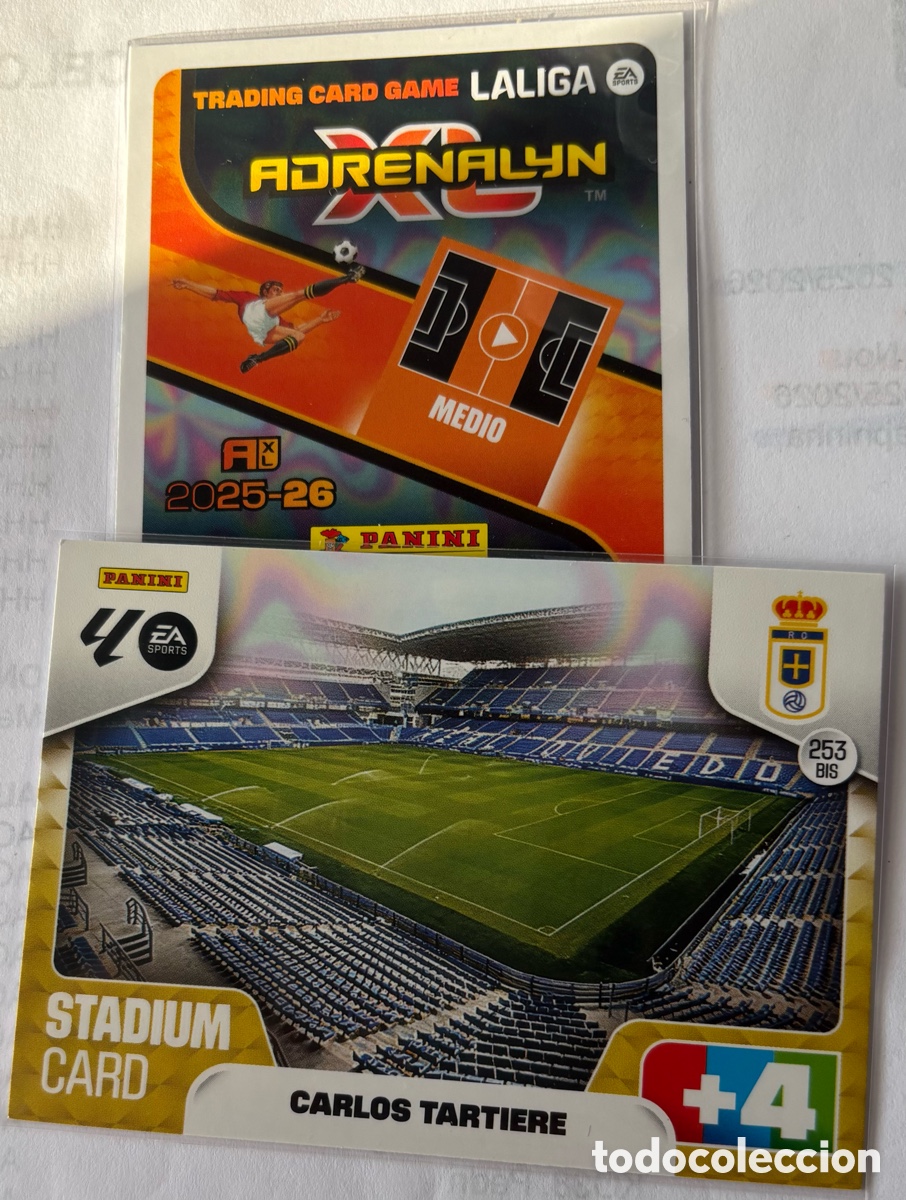 Cromos de F&uacute;tbol: ADRENALYN 25-26 OVIEDO 253 BIS