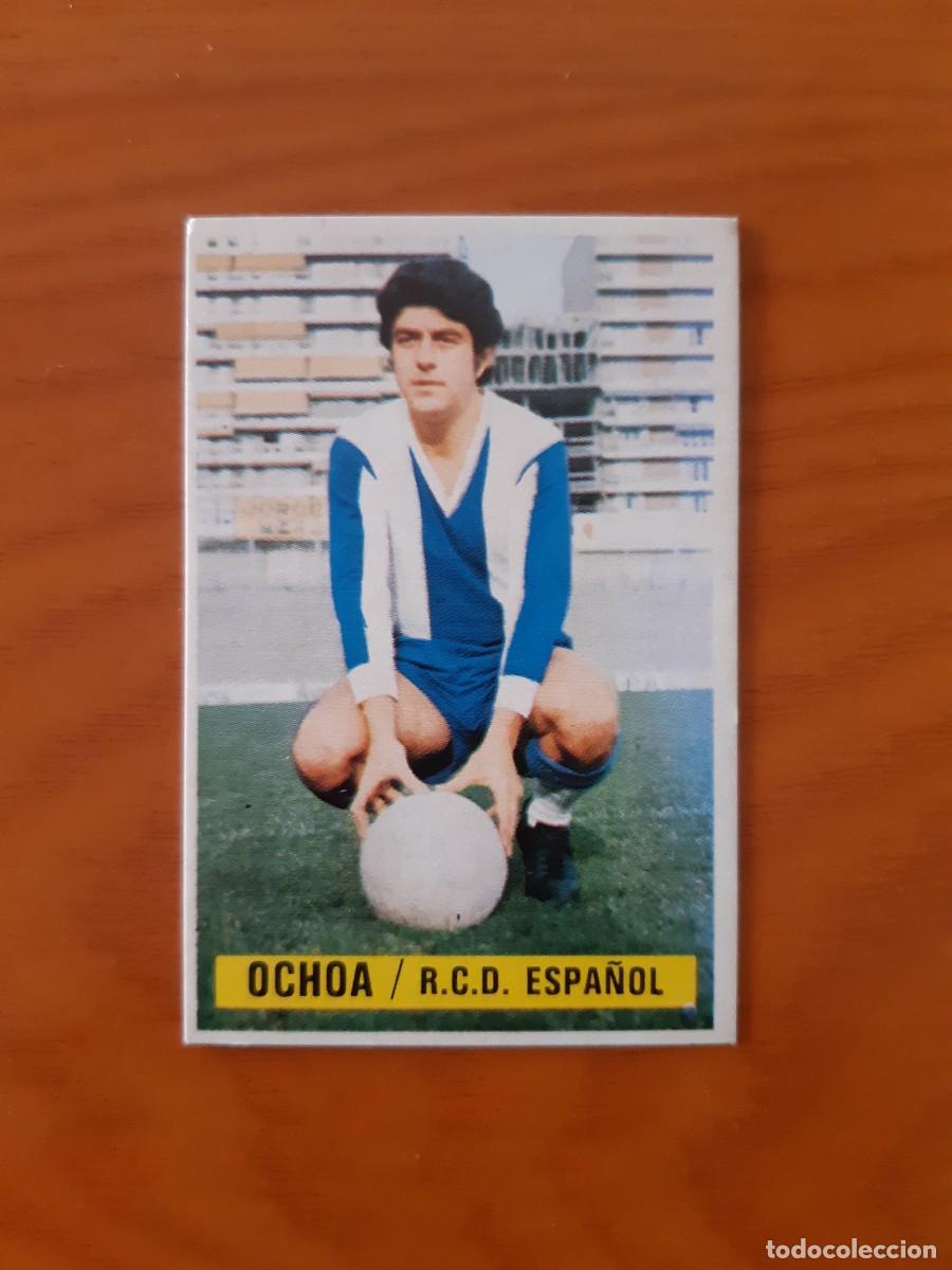 Cromos de F&uacute;tbol: Ochoa (Espa&ntilde;ol) Liga 74-75 ESTE. Nunca pegado, sin pegar