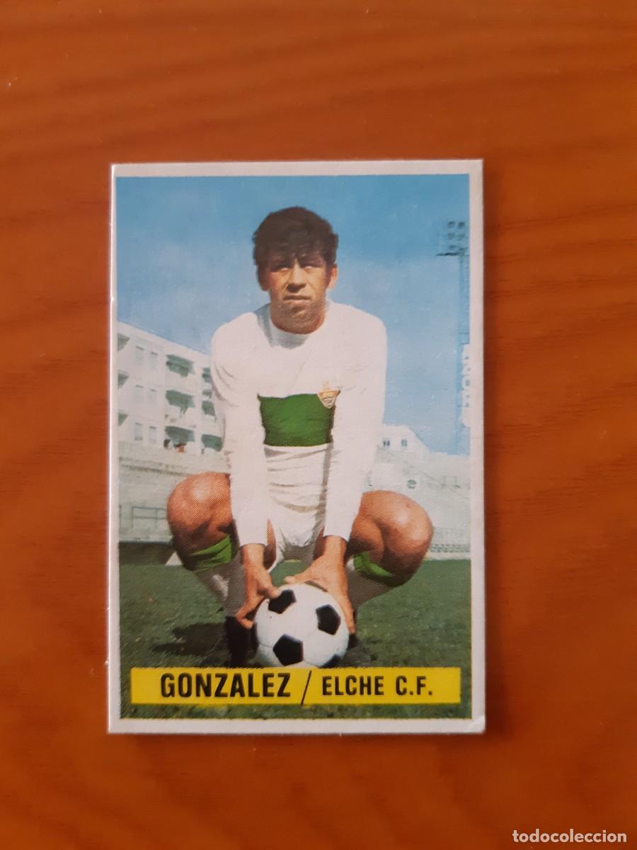 Cromos de F&uacute;tbol: Gonz&aacute;lez (Elche) Liga 74-75 ESTE. Nunca pegado, sin pegar