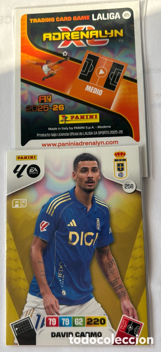 Cromos de F&uacute;tbol: Adrenalyn 25-26 OVIEDO 258