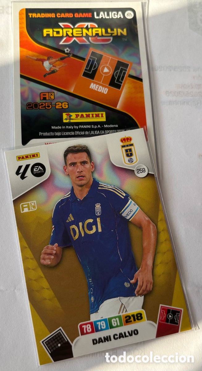Cromos de F&uacute;tbol: ADRENALYN 25-26 OVIEDO 259