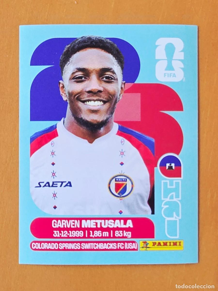 Cartes &agrave; collectionner de Football: HAI 8 Garven Metusala, Hait&iacute;, Panini FIFA World Cup Mundial 2026 Sticker