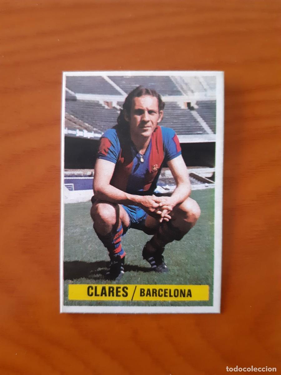 Cartes &agrave; collectionner de Football: Clares (Barcelona) Liga 74-75 ESTE. Nunca pegado, sin pegar
