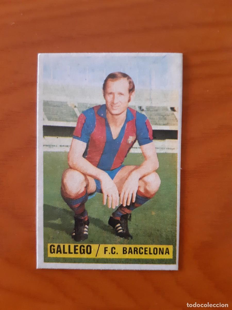 Cromos de F&uacute;tbol: Gallego (Barcelona) Liga 74-75 ESTE. Nunca pegado, sin pegar