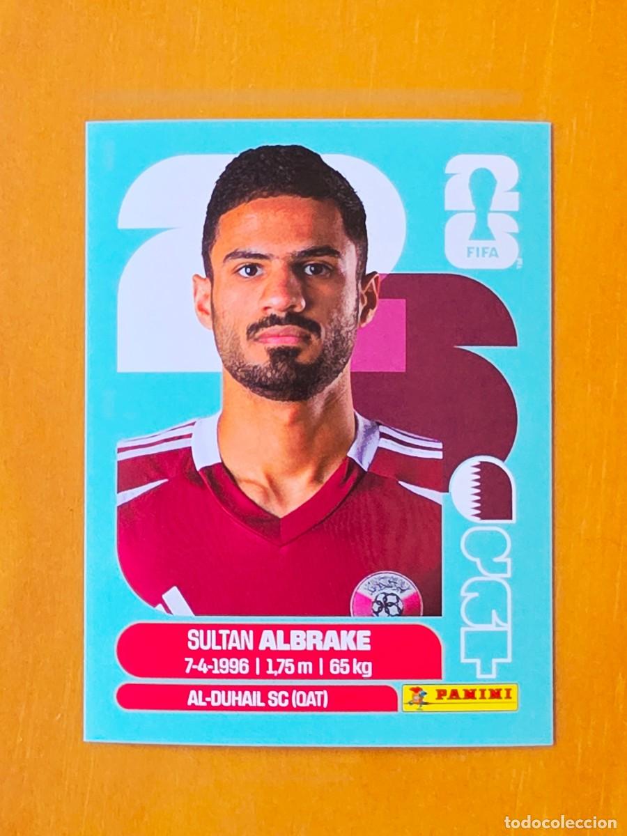 Cromos de F&uacute;tbol: QAT 3 Sultan Albrake, Qatar Catar, Panini FIFA World Cup Mundial 2026 Sticker