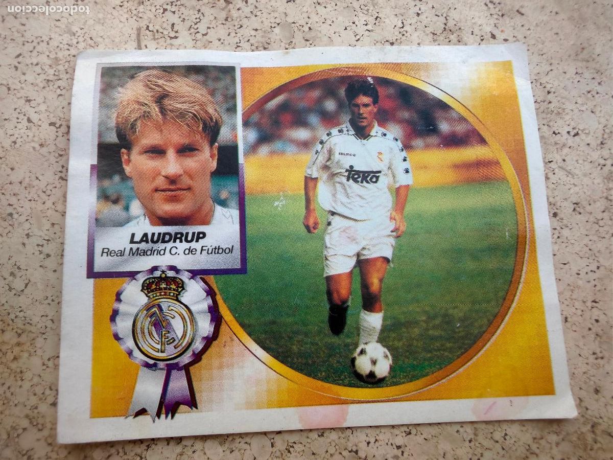 Cromos de F&uacute;tbol: Cromo laudrup liga 94/95