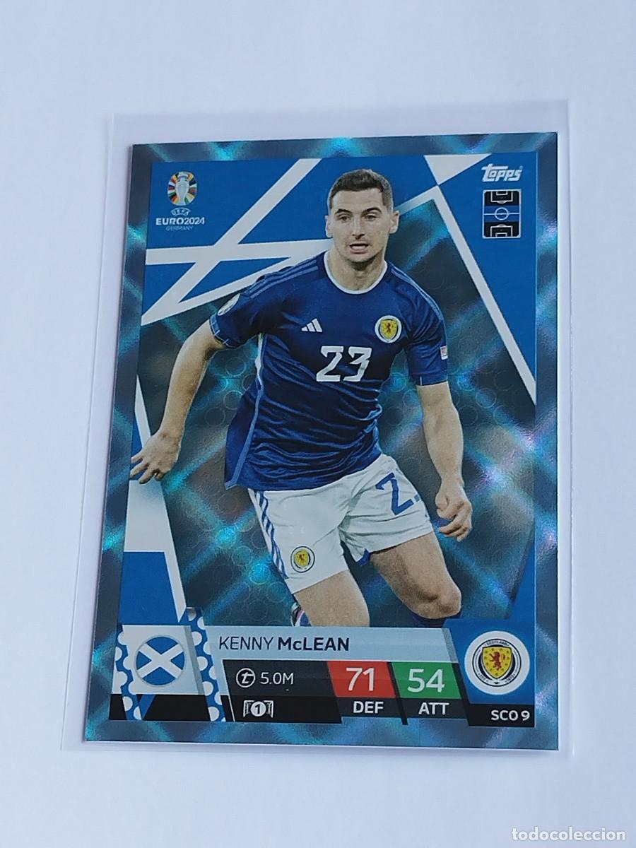 Cromos de F&uacute;tbol: MCLEAN BLUE CRYSTAL #SCO 9 ESCOCIA AZUL PARALELA TOPPS EUROCOPA 2024 MATCH ATTAX UEFA EURO 24 SCO9