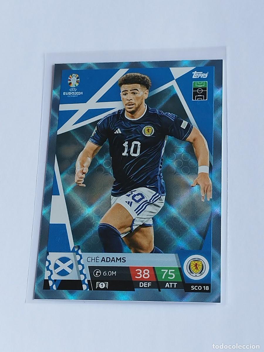 Cromos de F&uacute;tbol: ADAMS BLUE CRYSTAL #SCO 18 ESCOCIA AZUL PARALELA TOPPS EUROCOPA 2024 MATCH ATTAX UEFA EURO 24 SCO18