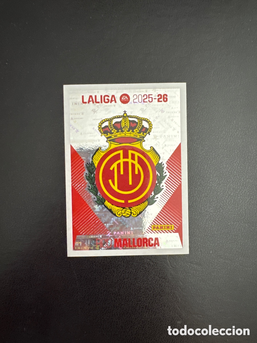 Cromos de F&uacute;tbol: ESCUDO MALLORCA N&Uacute;MERO 1 LIGA ESTE 2022 2023