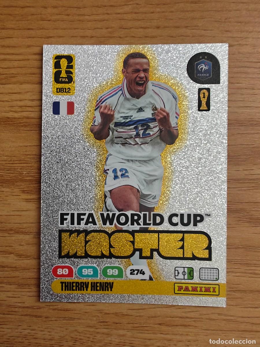 Cromos de F&uacute;tbol: Thierry Henry DB 12 Panini FIFA World Cup 26 Dream Box Legend Master Francia Adrenalyn XL 2026