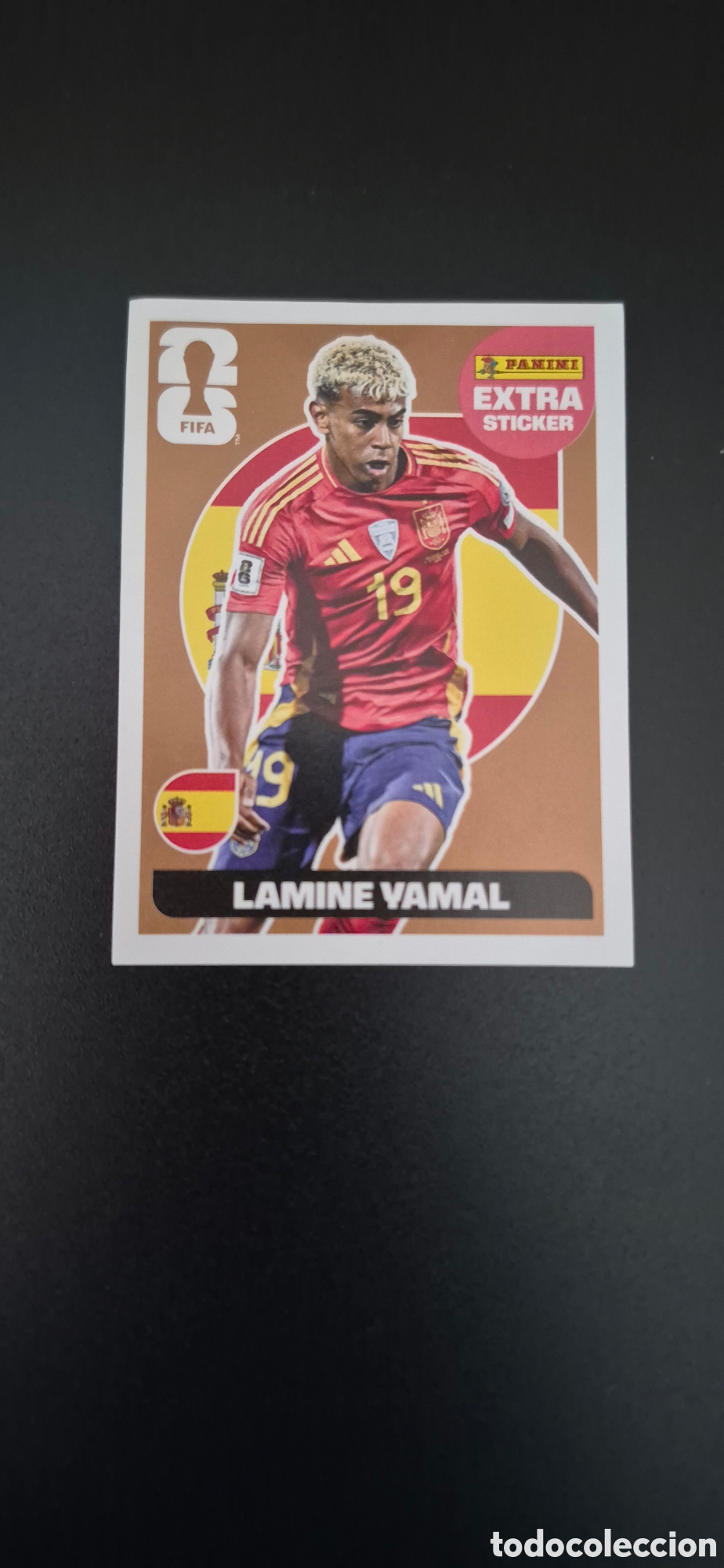 Cromos de F&uacute;tbol: CROMO LAMINE YAMAL BRONCE