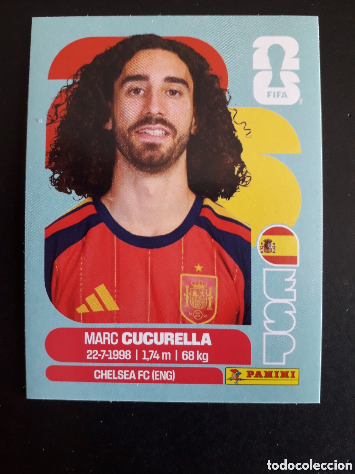 Cromos de F&uacute;tbol: CUCURELLA ESPA&Ntilde;A ESP 8 MUNDIAL F&Uacute;TBOL 2026 FIFA WORLD CUP PANINI SIN PEGAR PEDIDO M&Iacute;NIMO 3&euro;