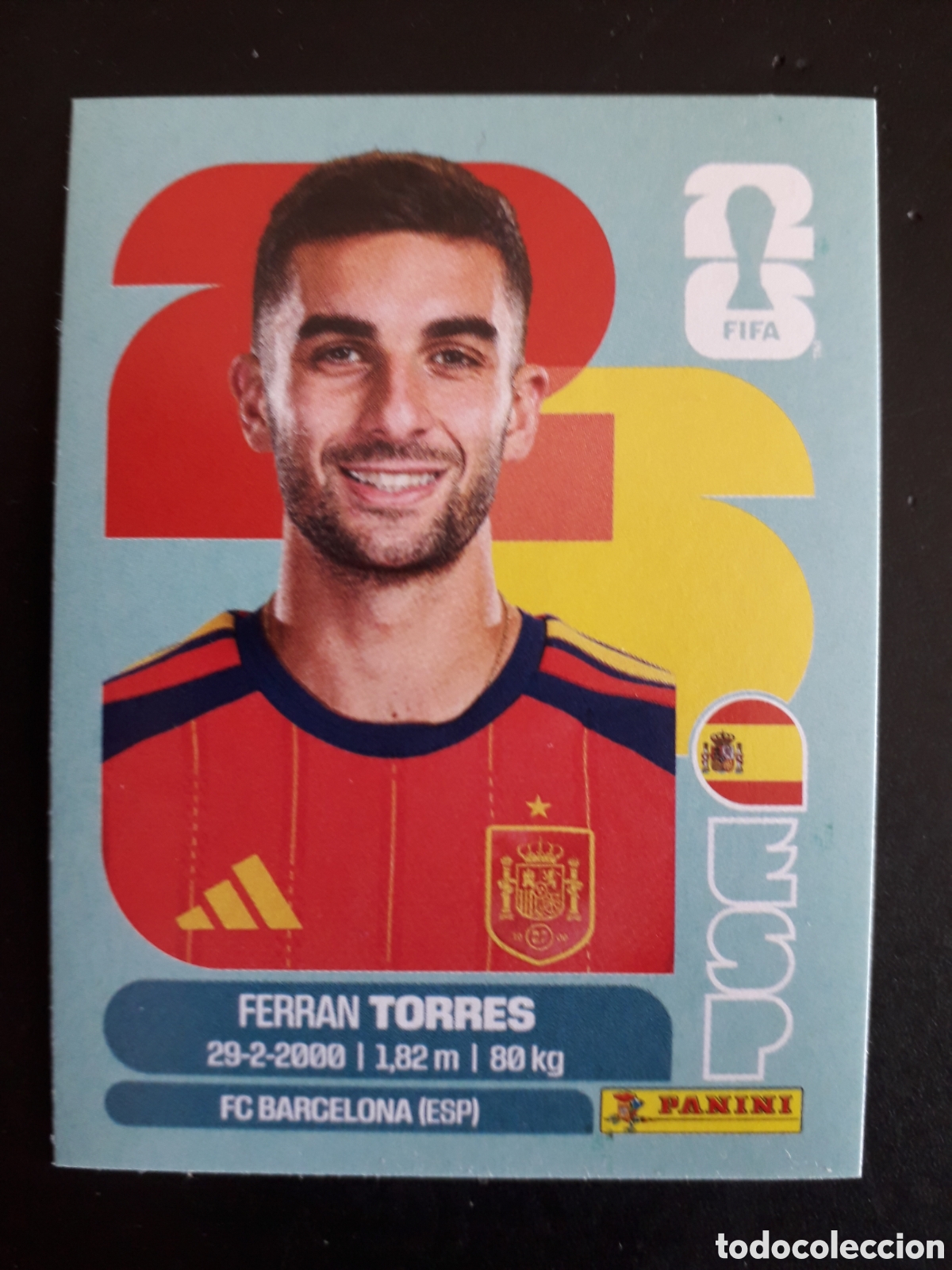 Cromos de F&uacute;tbol: FERRAN TORRES ESPA&Ntilde;A ESP 18 MUNDIAL F&Uacute;TBOL 2026 FIFA WORLD CUP PANINI SIN PEGAR PEDIDO M&Iacute;NIMO 3&euro;