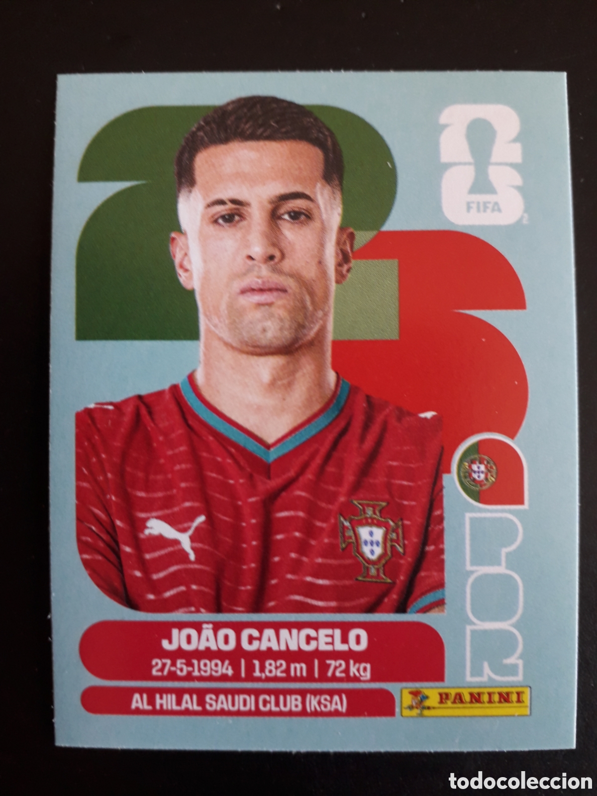 Figurine di Calcio: JO&Atilde;O CANCELO PORTUGAL POR 5 MUNDIAL F&Uacute;TBOL 2026 FIFA WORLD CUP PANINI SIN PEGAR PEDIDO M&Iacute;NIMO 3&euro;