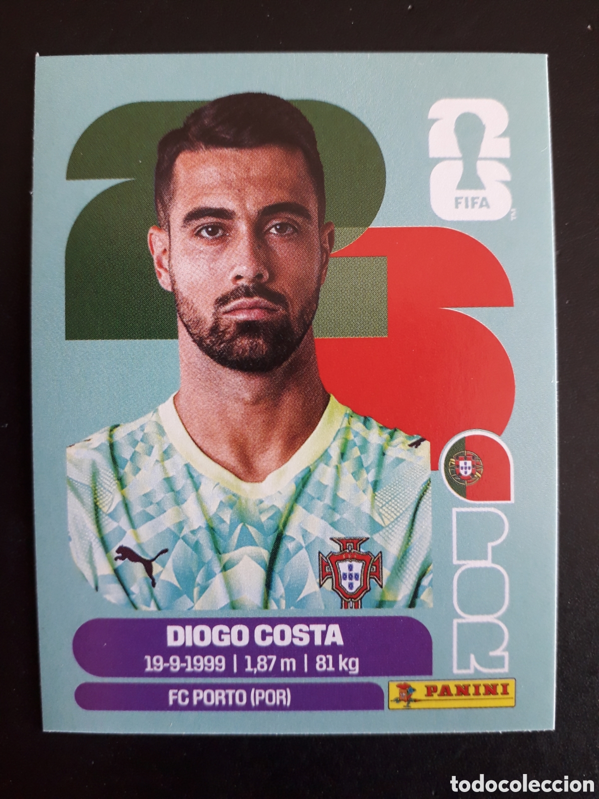 Fu&szlig;ball-Sticker: DIOGO COSTA PORTUGAL POR 2 MUNDIAL F&Uacute;TBOL 2026 FIFA WORLD CUP PANINI SIN PEGAR PEDIDO M&Iacute;NIMO 3&euro;