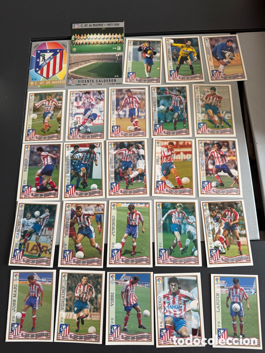 Cromos de F&uacute;tbol: MUNDICROMO 97-98. ATL&Eacute;TICO DE MADRID. 26 Cromos