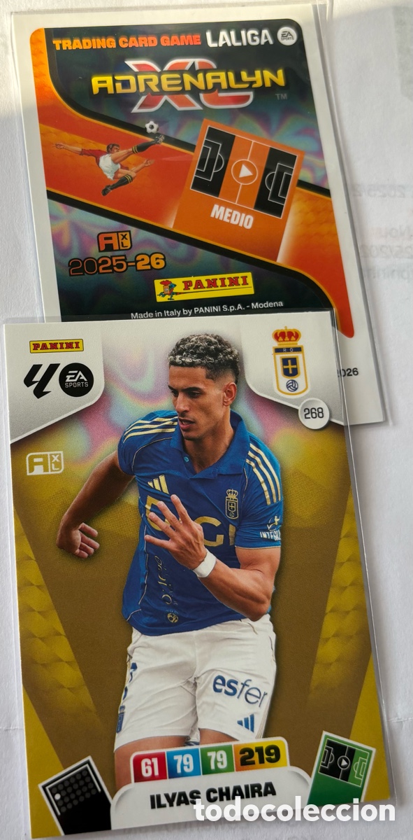 Cromos de F&uacute;tbol: ADRENALYN 25-26 OVIEDO 268
