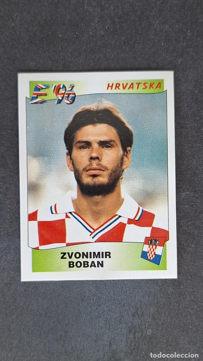 Cromos de F&uacute;tbol: L2 ZVONIMIR BOBAN SELECCION CROACIA 345 EUROCOPA 1996 EURO 96 PANINI NUNCA PEGADO SIN PEGAR