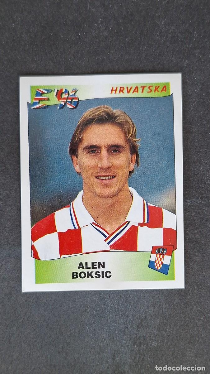 Cromos de F&uacute;tbol: L2 ALEN BOKSIC SELECCION CROACIA 351 EUROCOPA 1996 EURO 96 PANINI NUNCA PEGADO SIN PEGAR