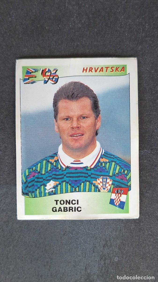Cromos de F&uacute;tbol: L2 TONCI GABRIC SELECCION CROACIA 354 EUROCOPA 1996 EURO 96 PANINI NUNCA PEGADO SIN PEGAR