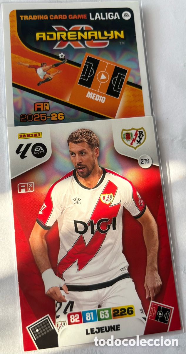 Cromos de F&uacute;tbol: ADRENALYN 25-26 / RAYO / 276