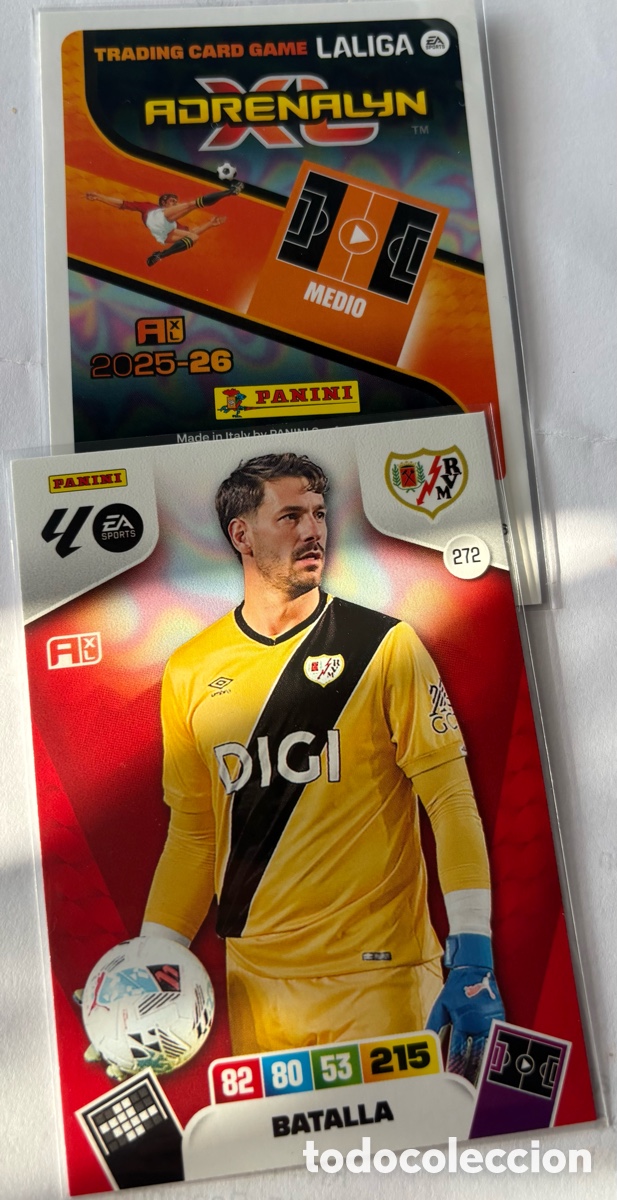 Cromos de F&uacute;tbol: ADRENALYN 25-26 -RAYO V /272