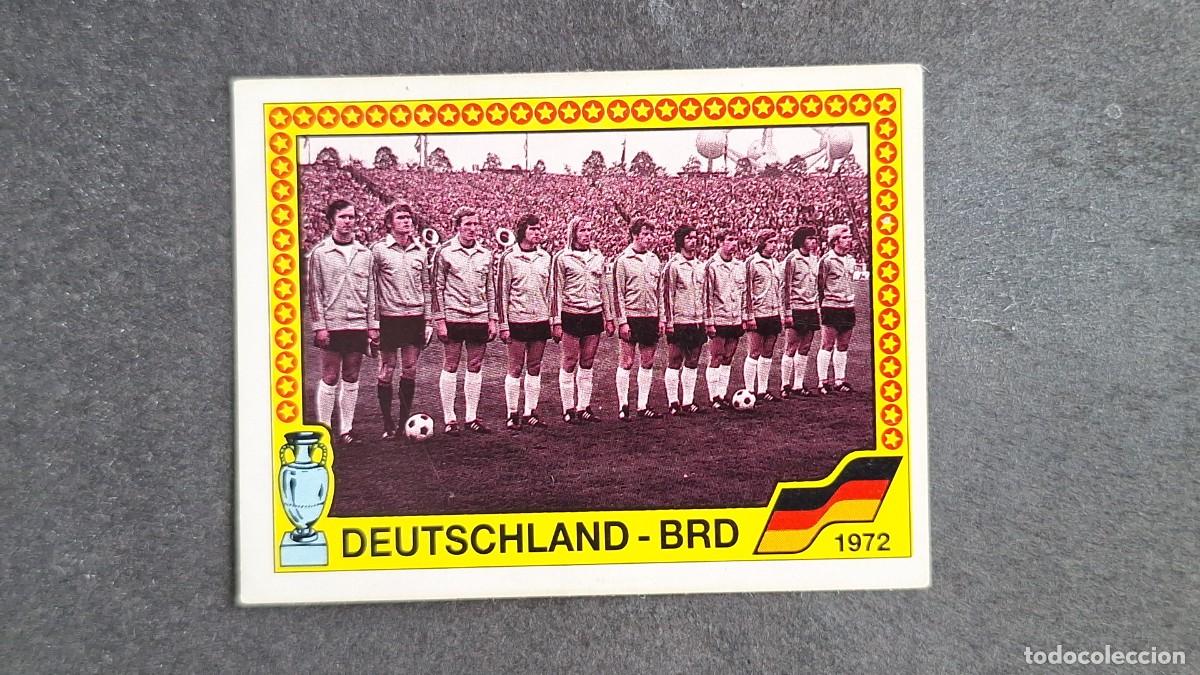Cromos de F&uacute;tbol: L2 EQUIPO SELECCION ALEMANIA - BRD 1972 11 EUROCOPA ALEMANIA 88 1988 PANINI NUNCA PEGADO SIN PEGAR