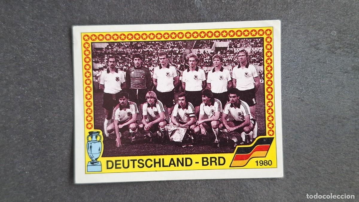 Cromos de F&uacute;tbol: L2 EQUIPO SELECCION ALEMANIA - BRD 1980 16 EUROCOPA ALEMANIA 88 1988 PANINI NUNCA PEGADO SIN PEGAR