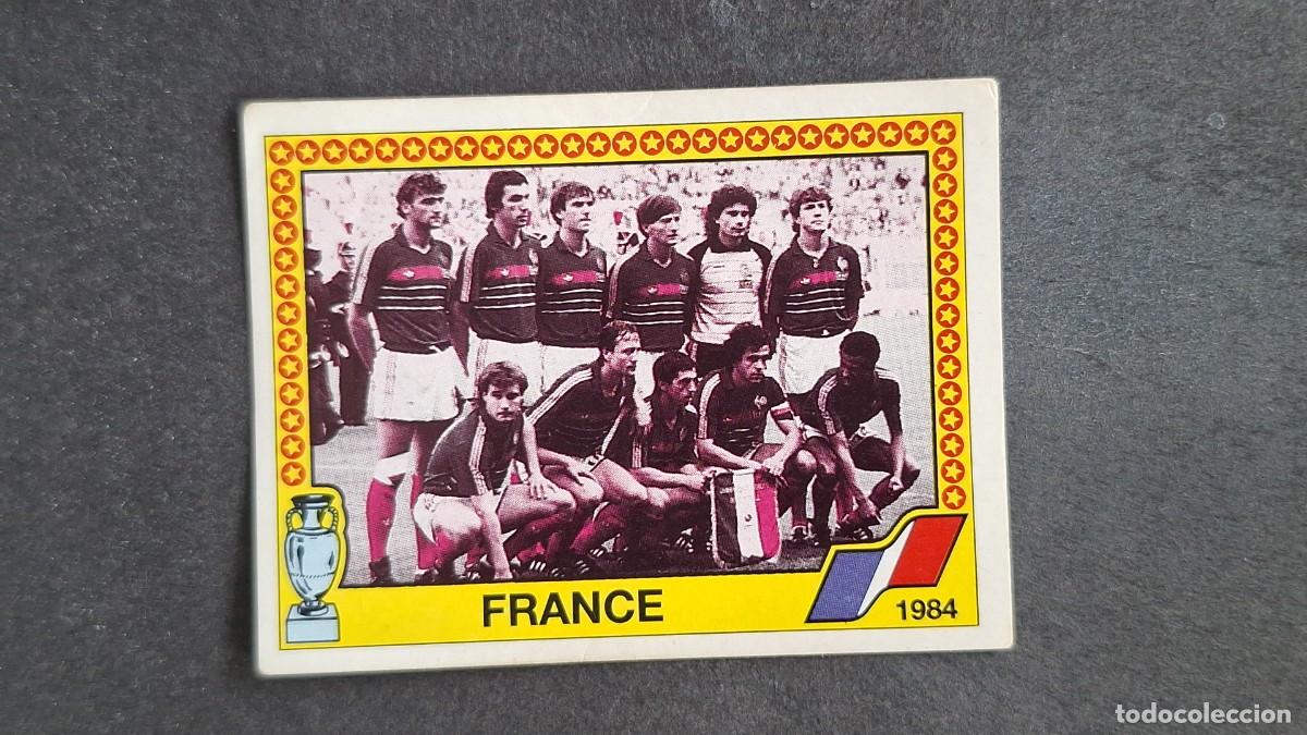 Cromos de F&uacute;tbol: L2 EQUIPO SELECCION FRANCIA 1984 17 EUROCOPA ALEMANIA 88 1988 PANINI NUNCA PEGADO SIN PEGAR
