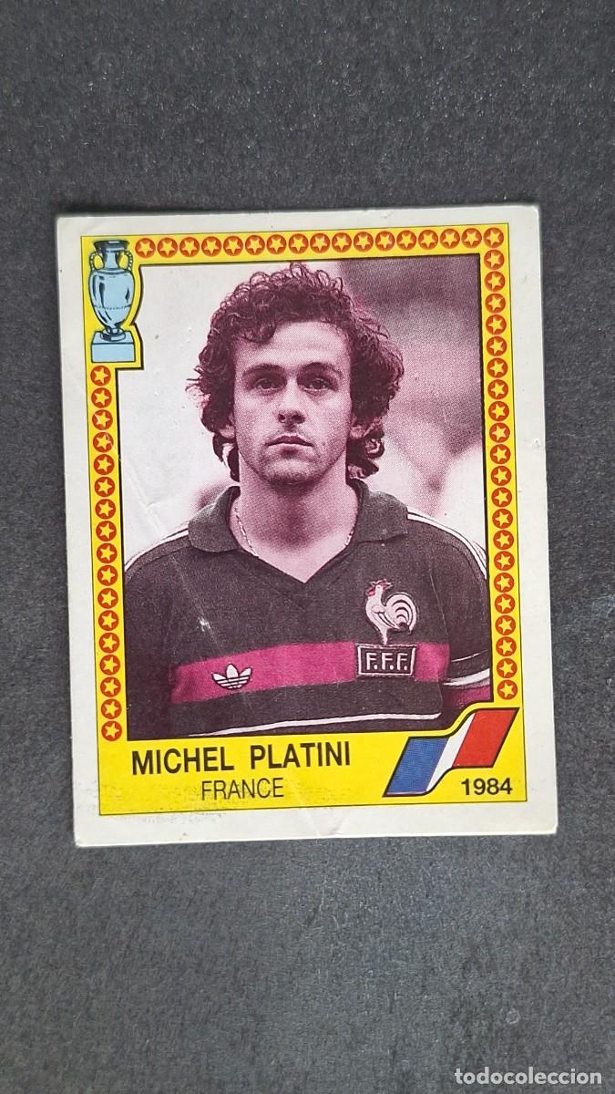 Cromos de F&uacute;tbol: L2 MICHEL PLATINI SELECCION FRANCIA 1984 18 EUROCOPA ALEMANIA 88 1988 PANINI NUNCA PEGADO SIN PEGAR