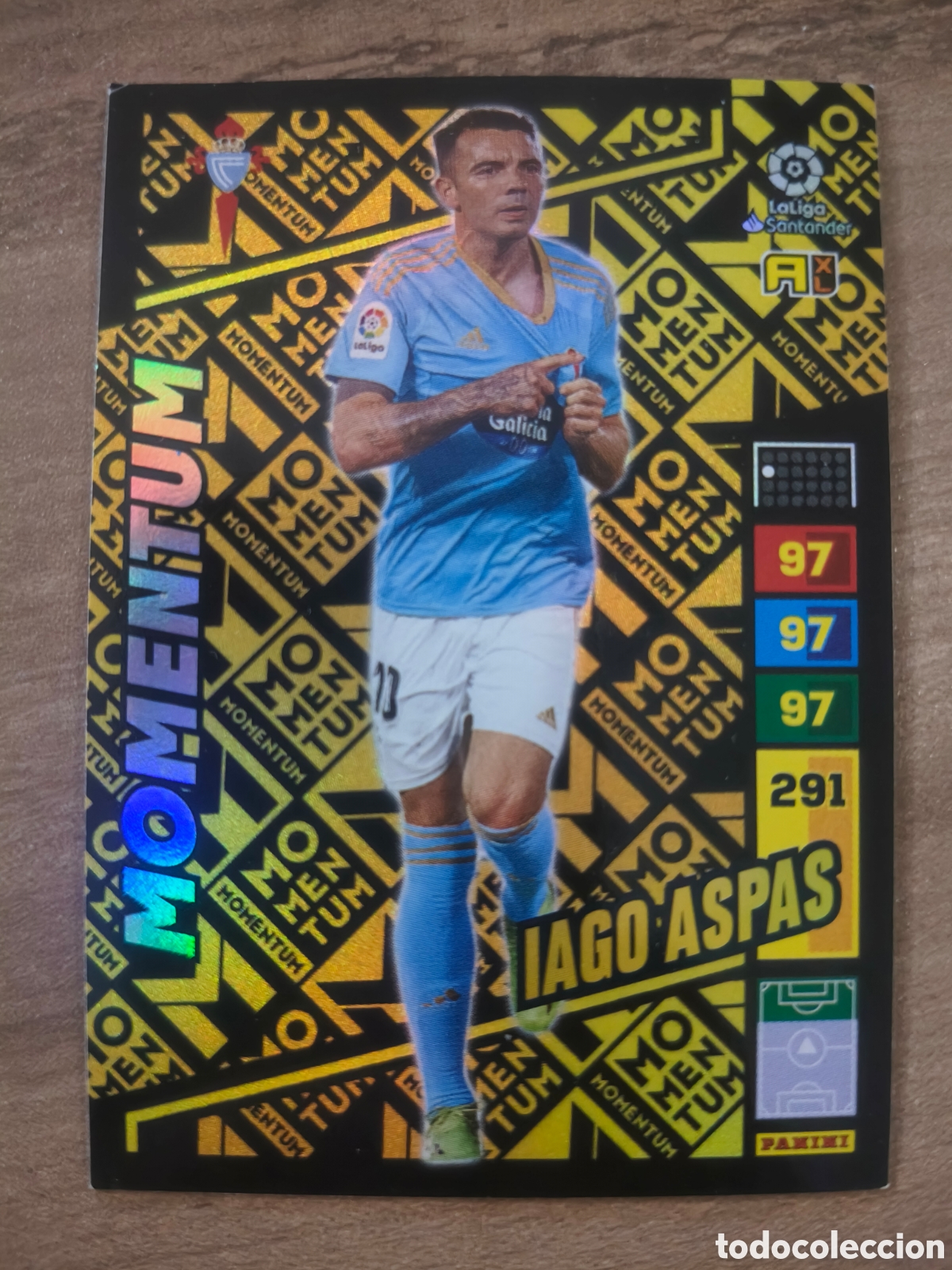 Cromos de F&uacute;tbol: Iago Aspas Momentum Adrenalyn Liga 22 23