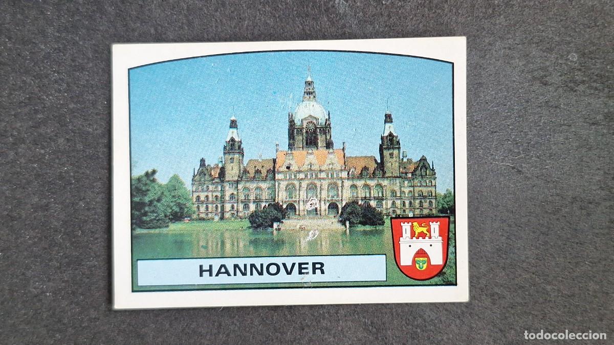 Cromos de F&uacute;tbol: L2 CIUDAD HANNOVER 31 EUROCOPA ALEMANIA 88 1988 PANINI NUNCA PEGADO SIN PEGAR