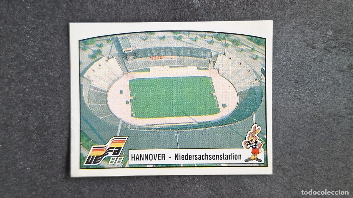 Cromos de F&uacute;tbol: L2 HANNOVER ESTADIO NIEDERSACHSENSTADION 32 EUROCOPA ALEMANIA 88 1988 PANINI NUNCA PEGADO SIN PEGAR