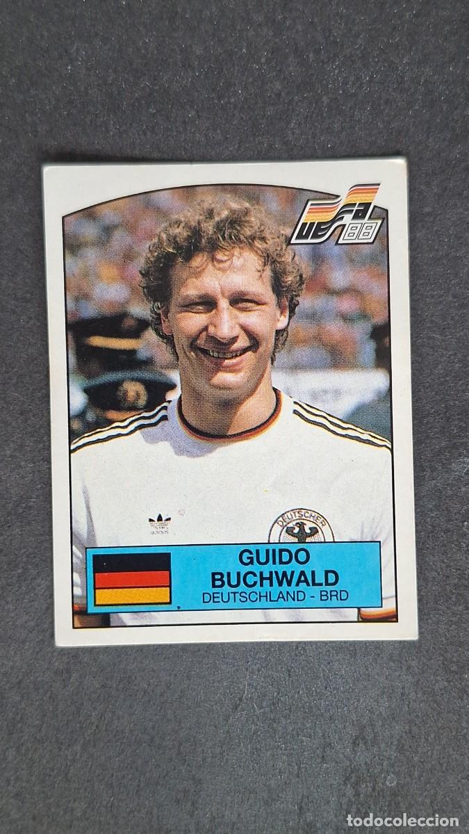 Cromos de F&uacute;tbol: L2 GUIDO BUCHWALD SELECCION ALEMANIA 56 EUROCOPA ALEMANIA 88 1988 PANINI NUNCA PEGADO SIN PEGAR