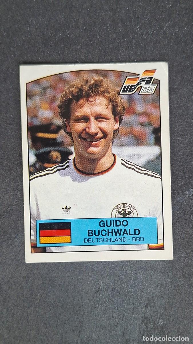 Cromos de F&uacute;tbol: L2 GUIDO BUCHWALD SELECCION ALEMANIA 56 EUROCOPA ALEMANIA 88 1988 PANINI NUNCA PEGADO SIN PEGAR