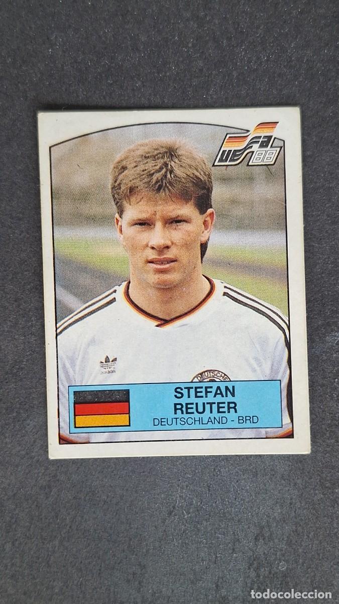 Cartes &agrave; collectionner de Football: L2 STEFAN REUTER SELECCION ALEMANIA 62 EUROCOPA ALEMANIA 88 1988 PANINI NUNCA PEGADO SIN PEGAR