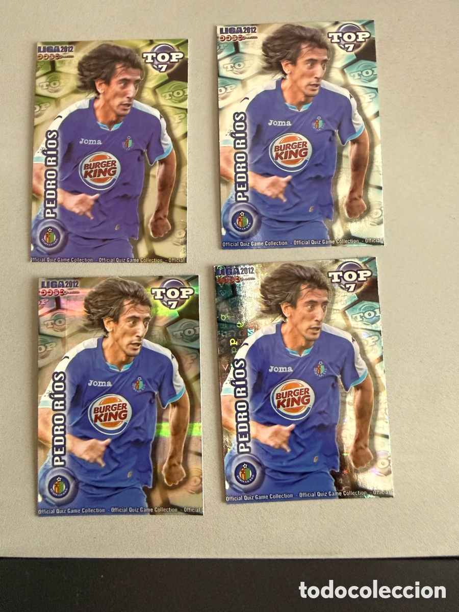 Cromos de F&uacute;tbol: MUNDICROMO 2012. n 603. Top 7. Pedro RIOS. 4 cromos diferentes
