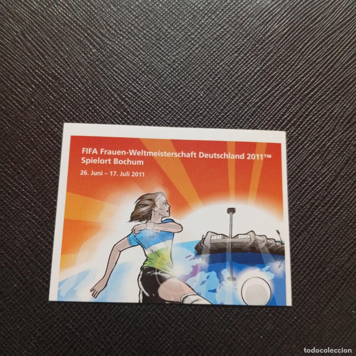 Cromos de F&uacute;tbol: 12 BOCHUM PANINI FEMENINO WOMEN&acute;S MUNDIAL 2011 ALEMANIA 11 CROMO FUTBOL - SIN PEGAR - A205 PG3