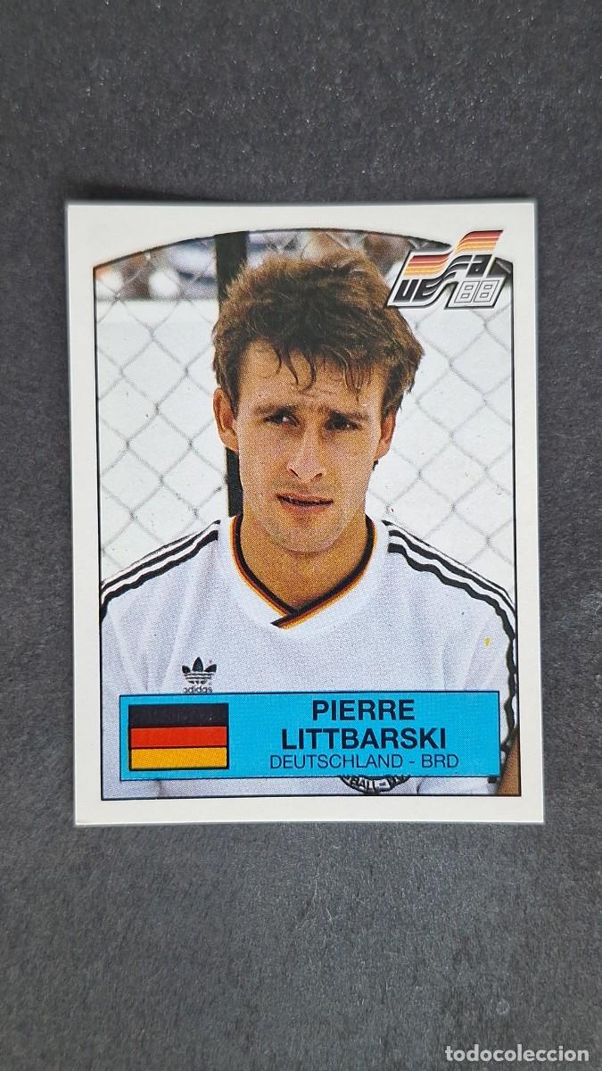 Cromos de F&uacute;tbol: L2 PIERRE LITTBARSKI SELECCION ALEMANIA 68 EUROCOPA ALEMANIA 88 1988 PANINI NUNCA PEGADO SIN PEGAR