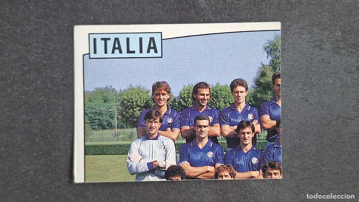 Cromos de F&uacute;tbol: L2 EQUIPO SELECCION ITALIA 72 EUROCOPA ALEMANIA 88 1988 PANINI NUNCA PEGADO SIN PEGAR