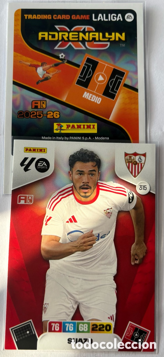 Cromos de F&uacute;tbol: ADRENALYN 25-26/ SEVILLA 315