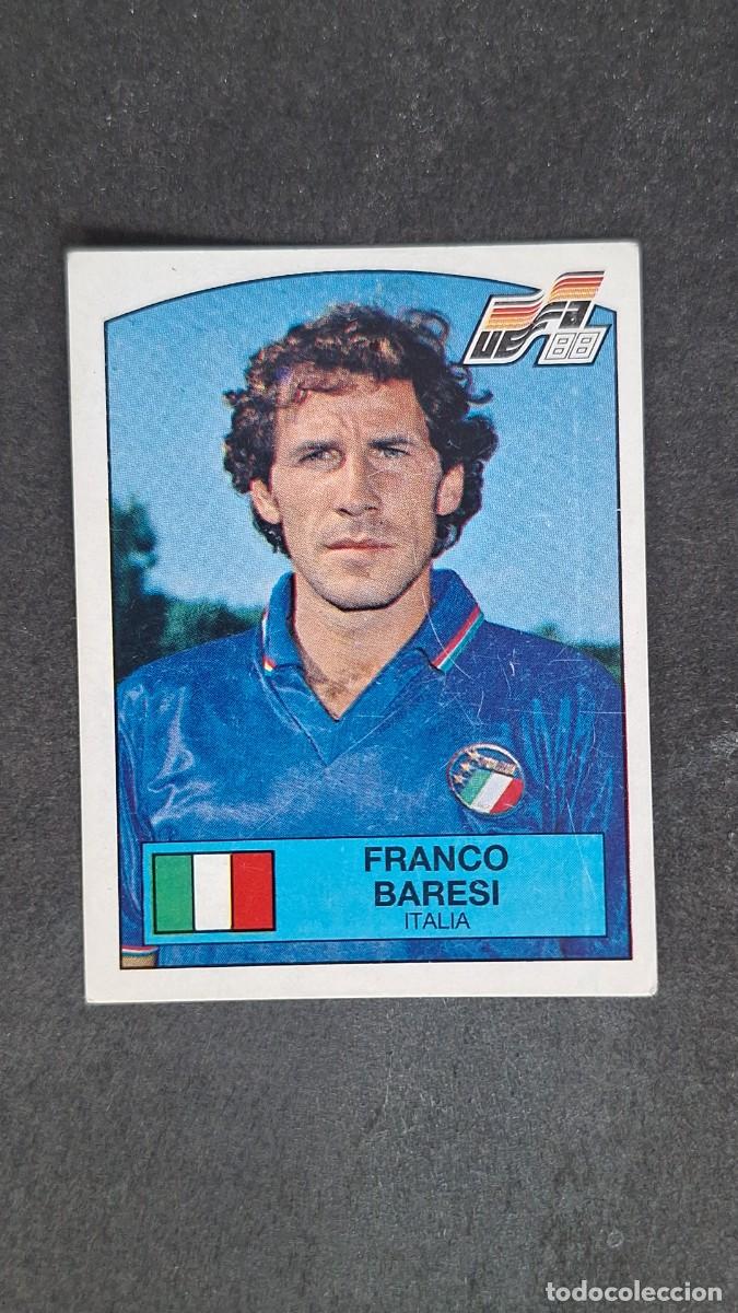 Cromos de F&uacute;tbol: L2 FRANCO BARESI SELECCION ITALIA 83 EUROCOPA ALEMANIA 88 1988 PANINI NUNCA PEGADO SIN PEGAR