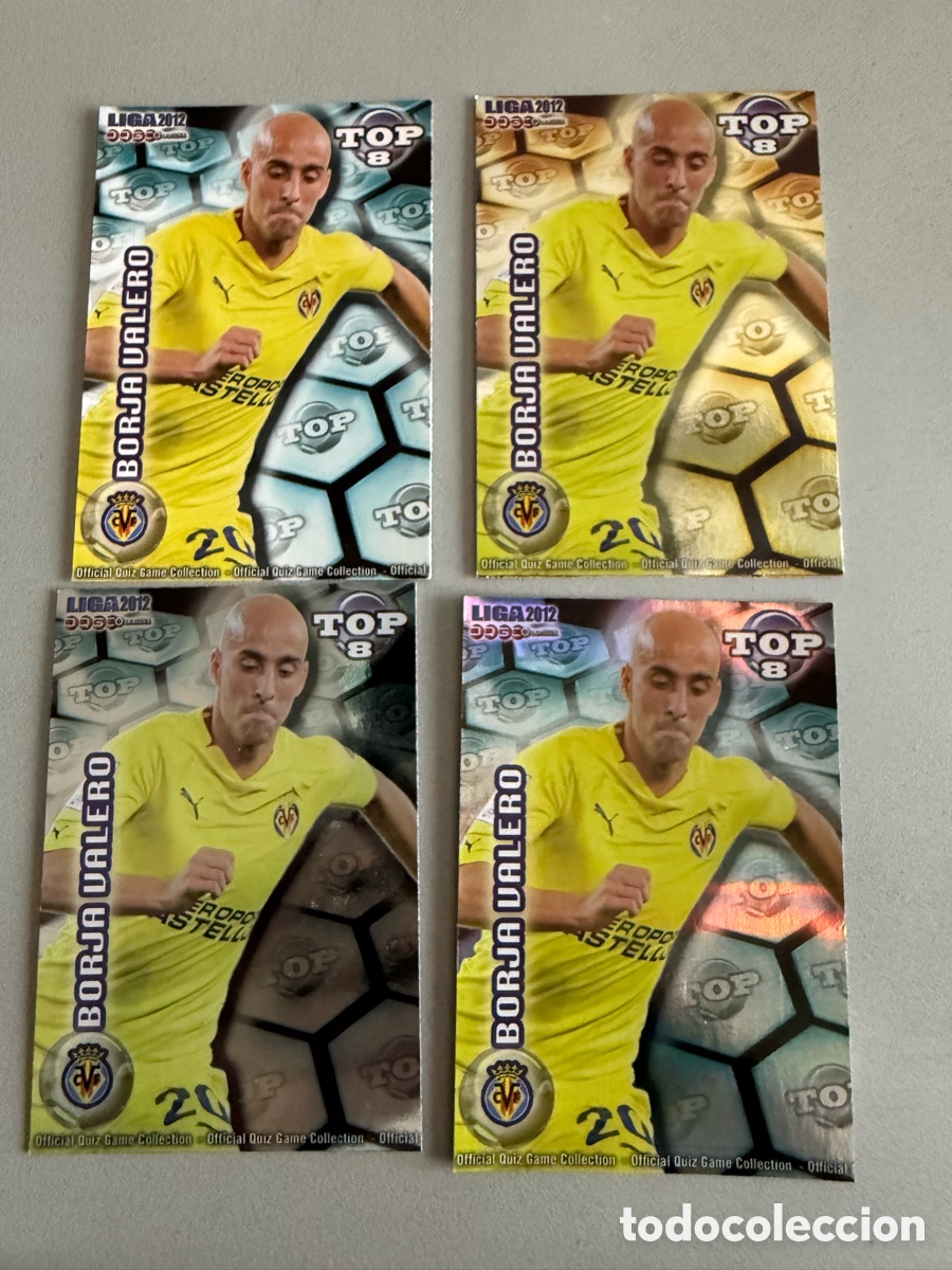 Cromos de F&uacute;tbol: MUNDICROMO 2012. n 607 Top 8. BORJA VALERO. 4 cromos Diferentes