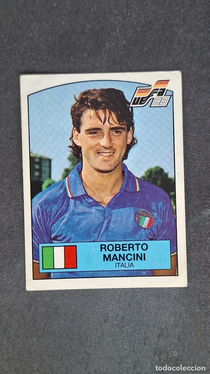 Cromos de F&uacute;tbol: L2 ROBERTO MANCINI SELECCION ITALIA 95 EUROCOPA ALEMANIA 88 1988 PANINI NUNCA PEGADO SIN PEGAR