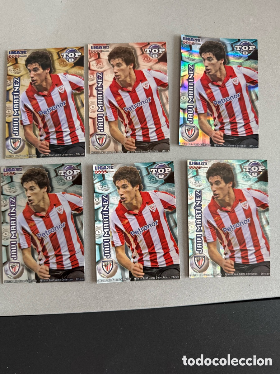 Cromos de F&uacute;tbol: MUNDICROMO 2012. n 608. Top 8. JAVI MART&Iacute;NEZ. 6 cromos diferentes