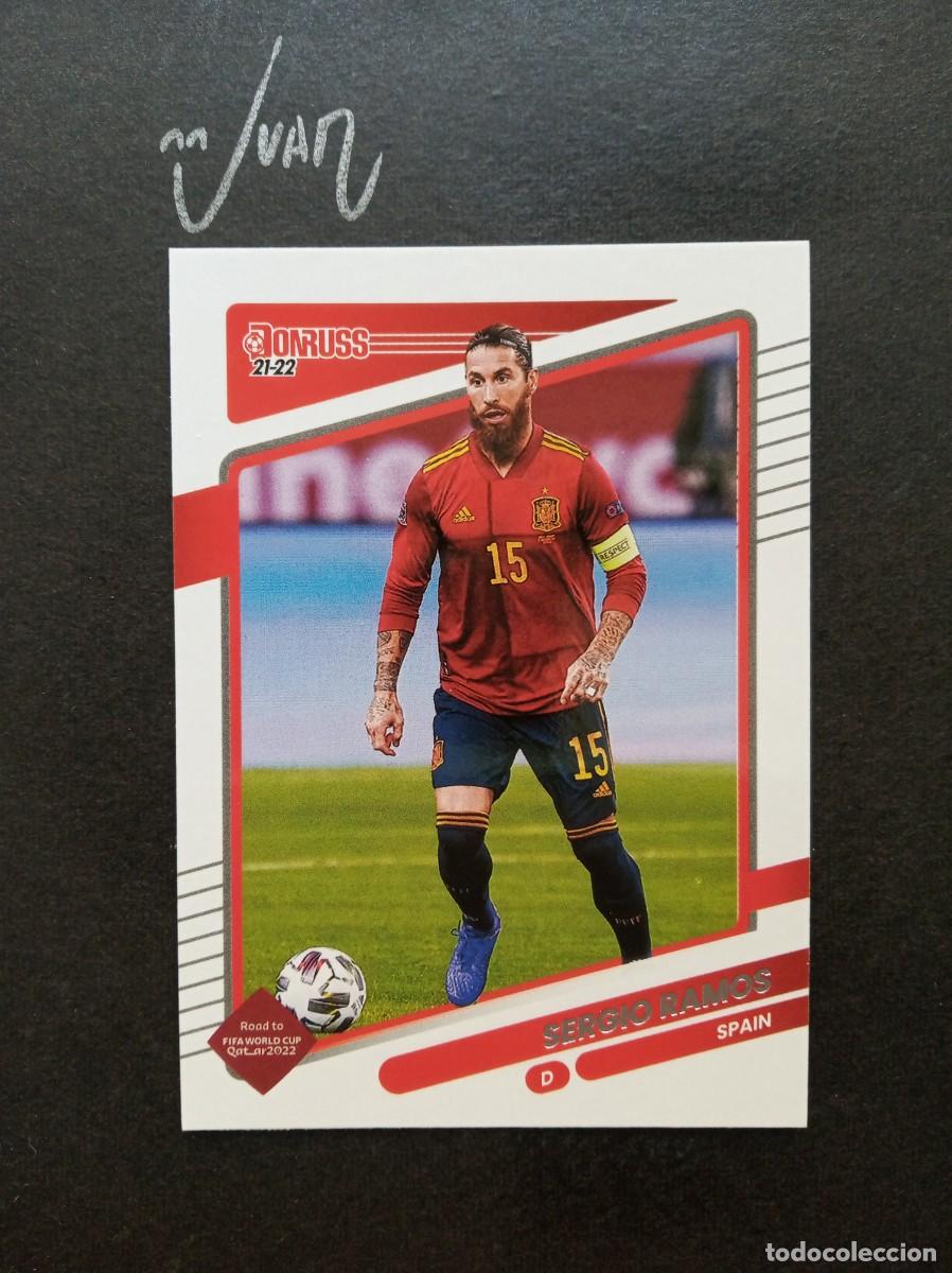 Football Stickers: N&ordm; 144 SERGIO RAMOS ESPA&Ntilde;A REAL MADRID ⚽ PANINI &reg; DONRUSS ROAD FIFA WORLD CUP QATAR 2021 2022 21 22