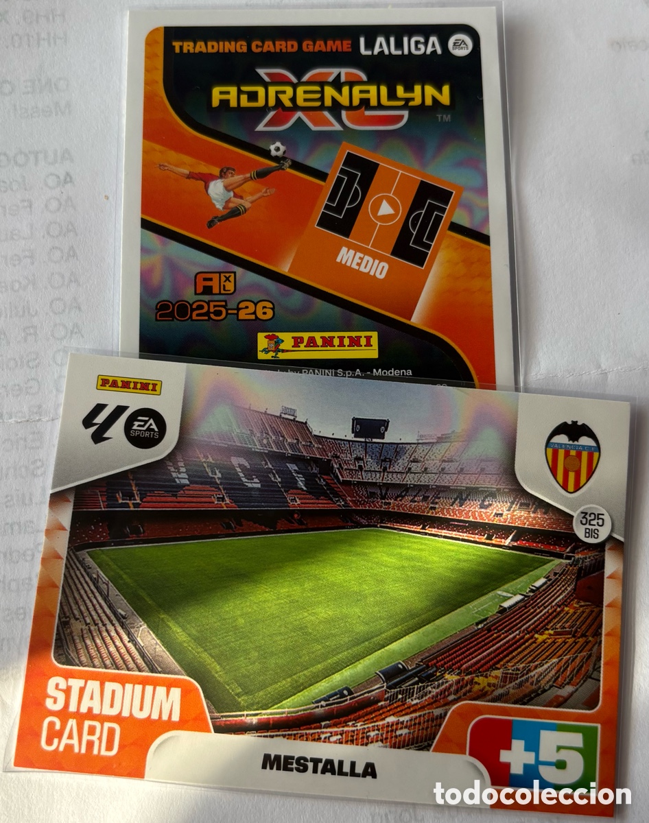 Football Stickers: ADRENALYN 25-26/ VALENCIA / 325Bis